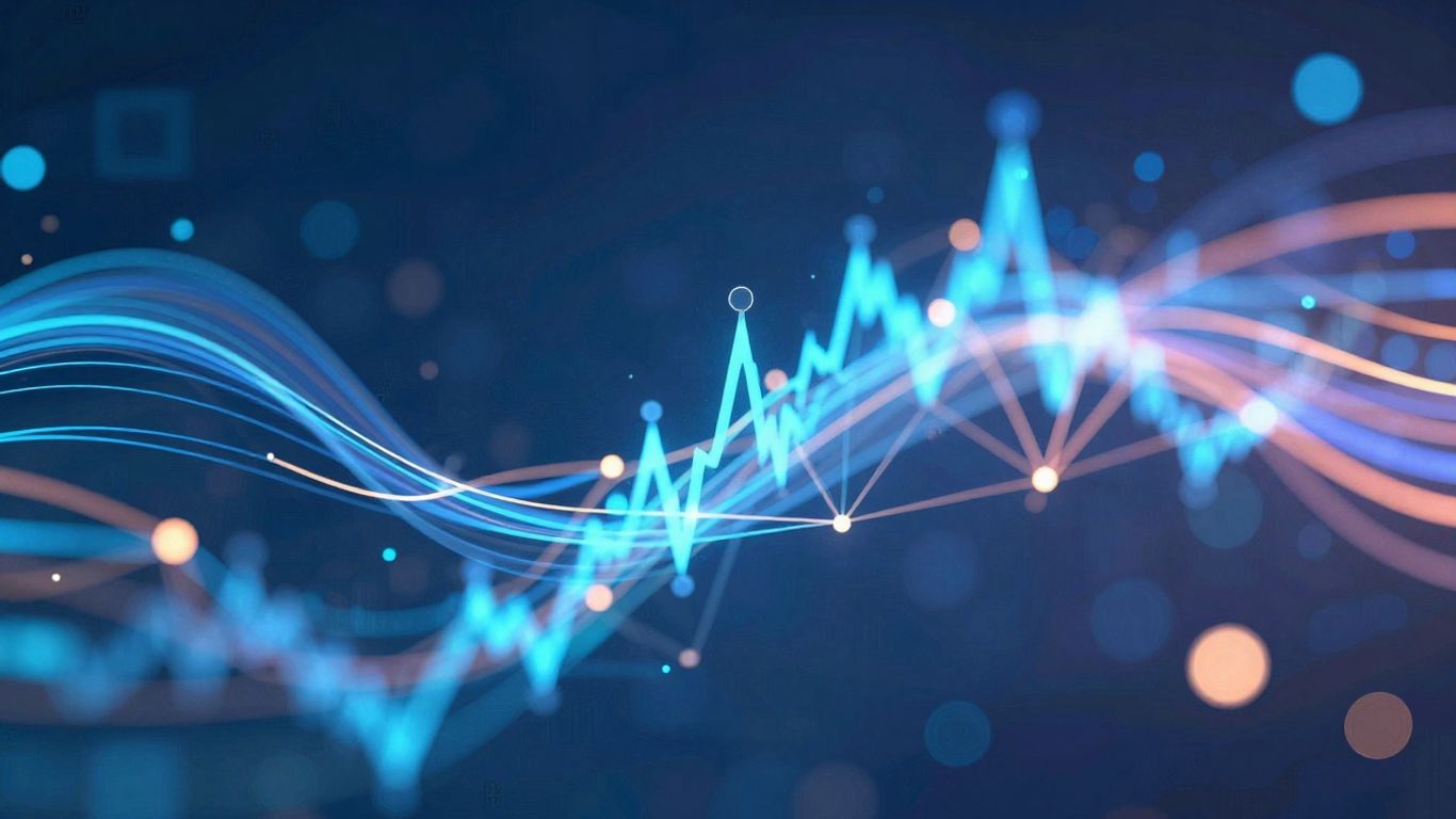 PulseChain ecosystem with interconnected digital nodes and data streams.