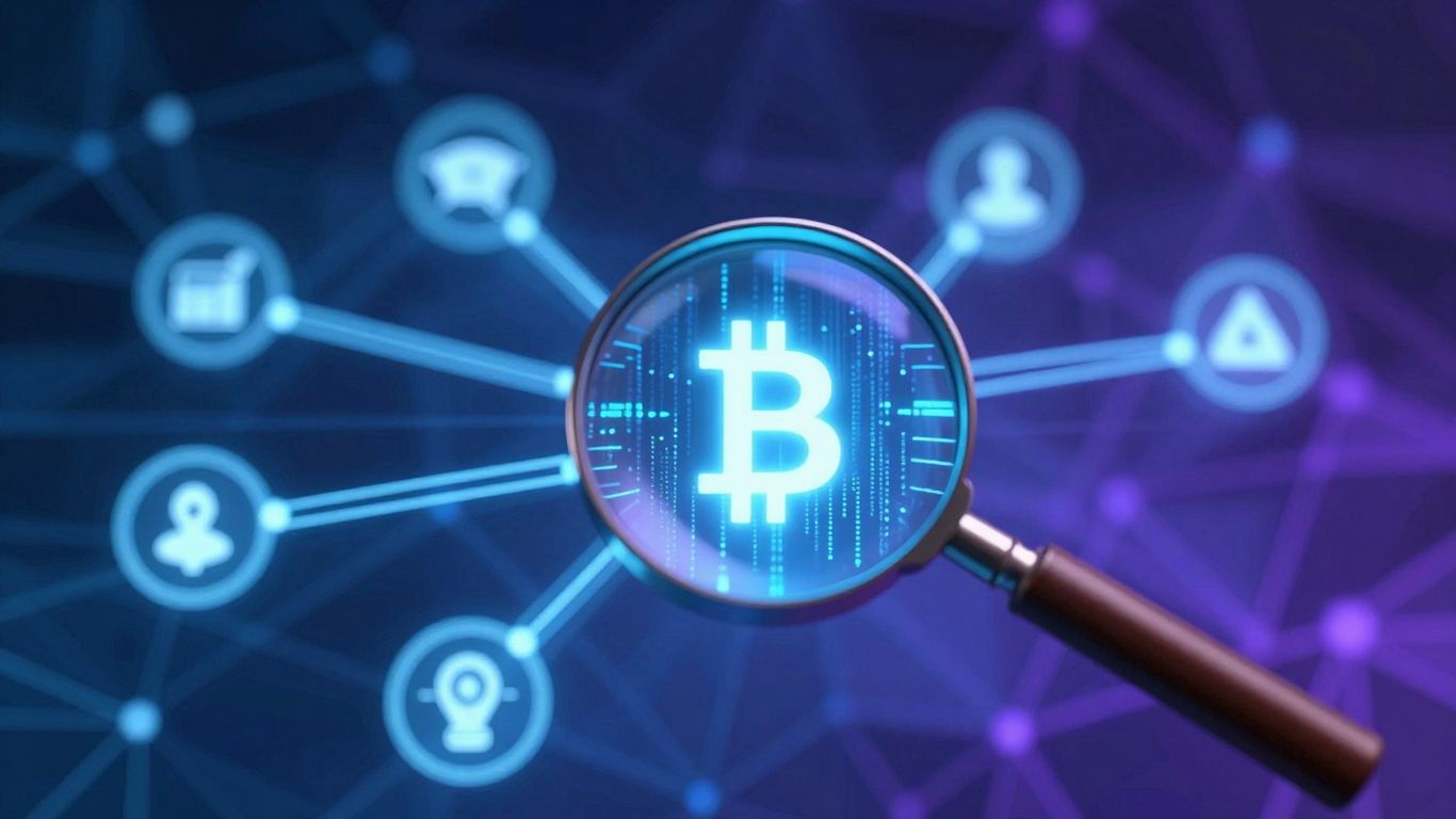Blockchain forensics tool tracing crypto funds and links.
