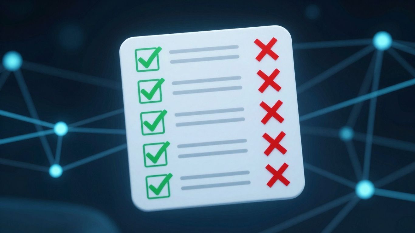 Digital checklist with bug fixes and system analysis.
