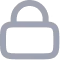 Gray padlock icon symbolizing security or privacy.