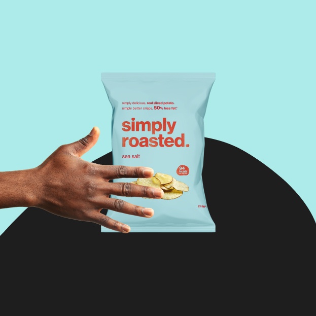 Simply Roasted pack and logo branding by And Rising