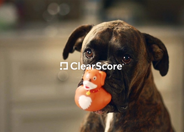 ClearScore's main advertising character Moose the dog