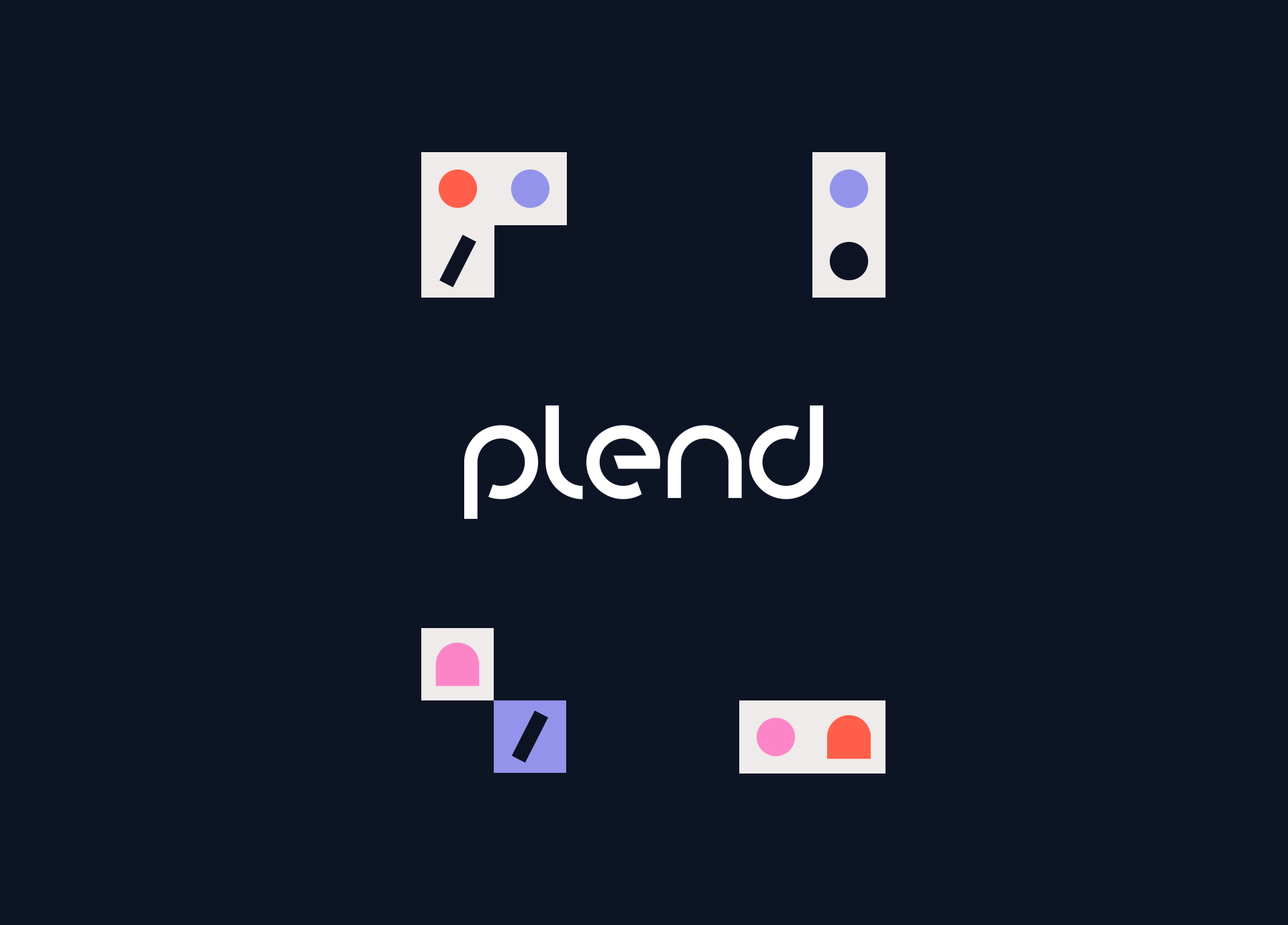 Plend logo - fintech branding by And Rising