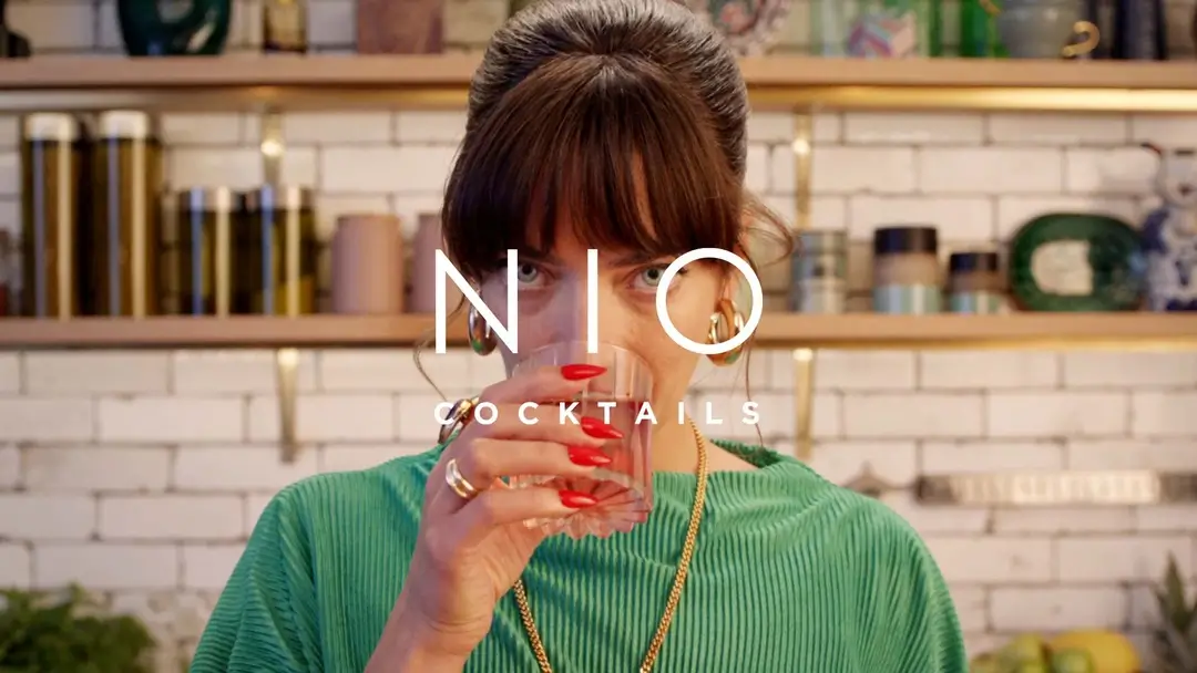Nio Cocktails TV ad still