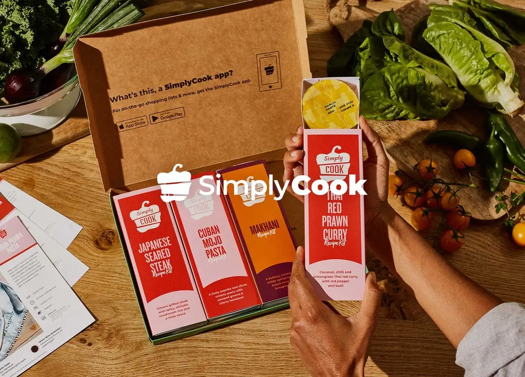 Simply Cook ingredients boxes