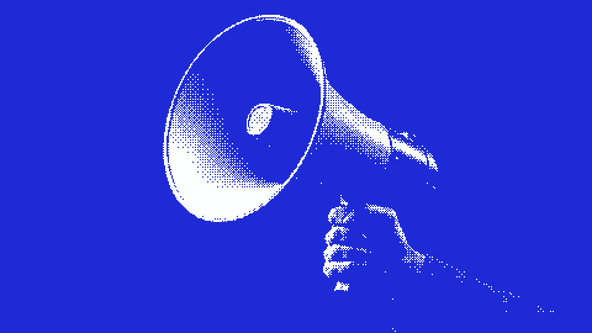 Une main tient un mégaphone vintage orienté vers le haut à gauche, symbole des ChatGPT Ads pour les PME québécoises