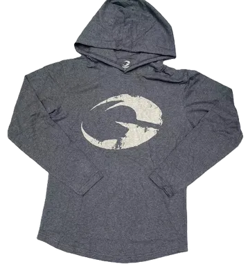 Grey GASP Titan Long Sleeve Hoodie