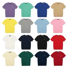 Ralph Lauren Cable Knit Tees (16 Colours)