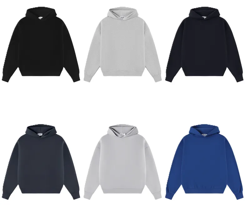 Union Kingdom Heavy Boxy Fit Blank Hoodies (7 Variants)