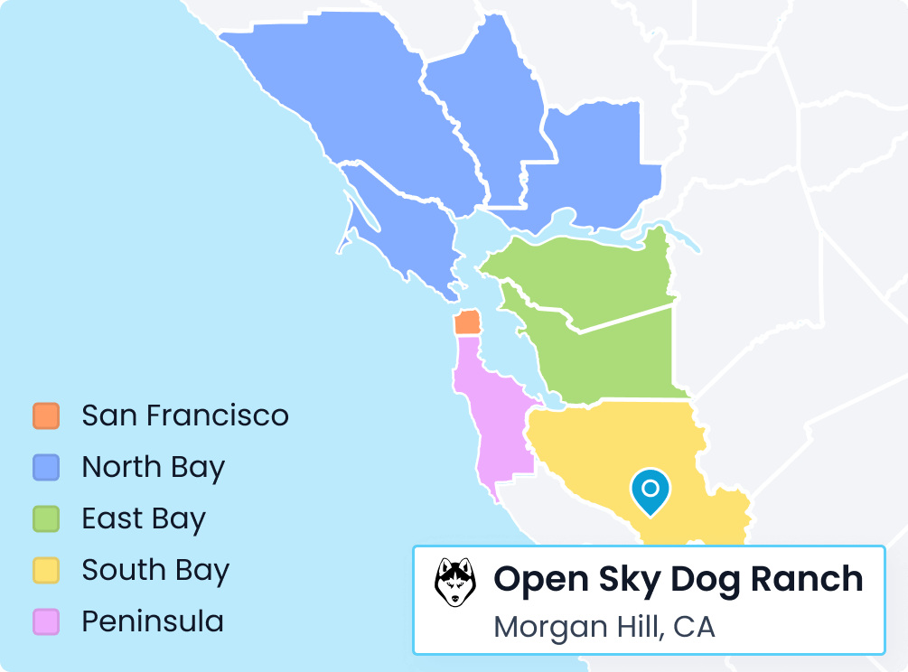 Map of the Bay Area