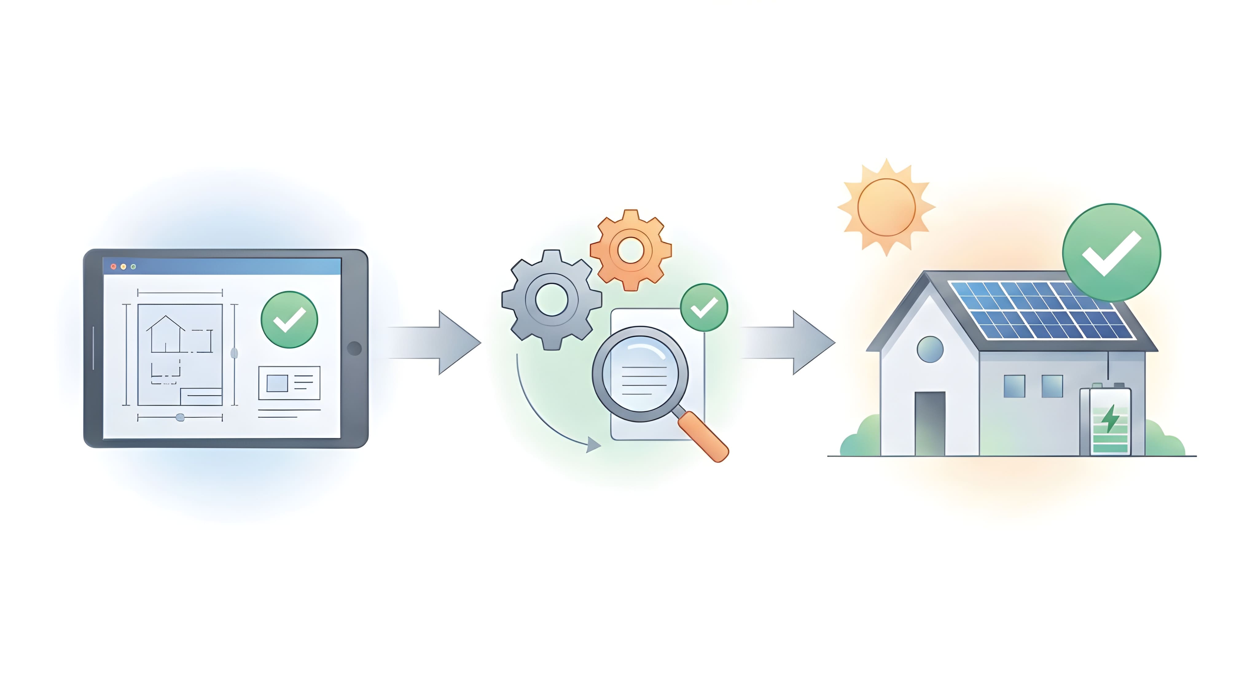 Digital solar plan review leads to installation