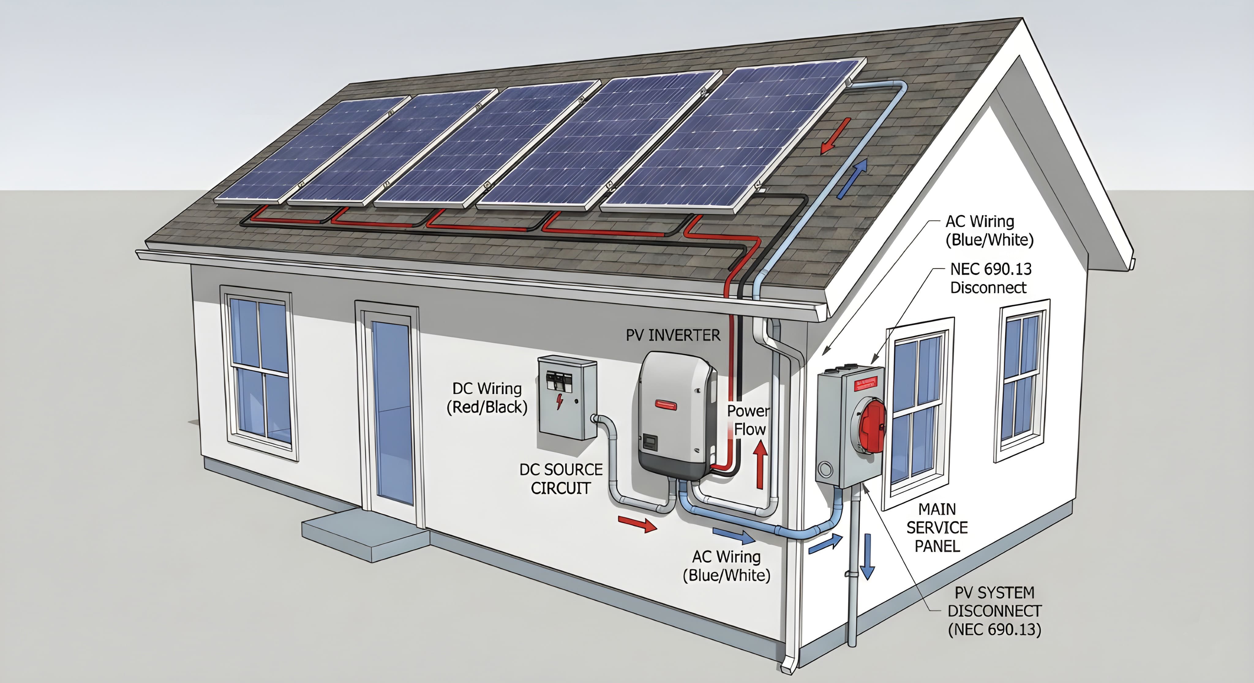 PV system disconnects meet NEC 690.13 requirement