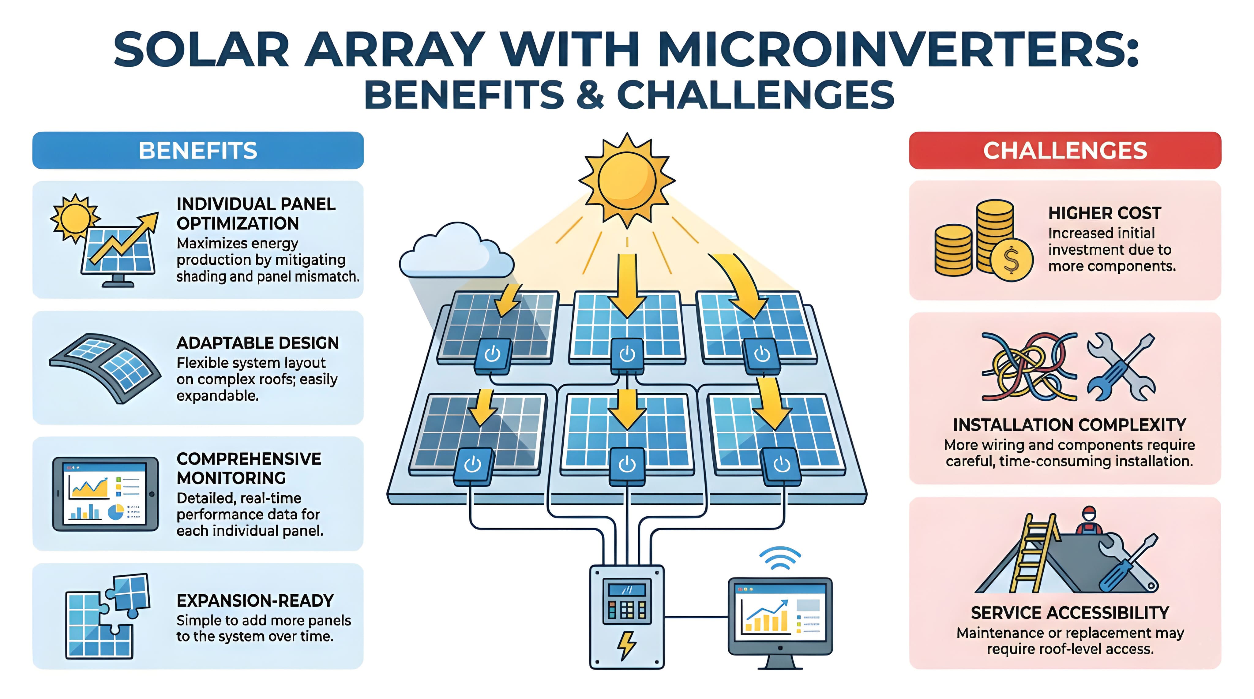 Microinverter benefits outweigh installation challenges shown