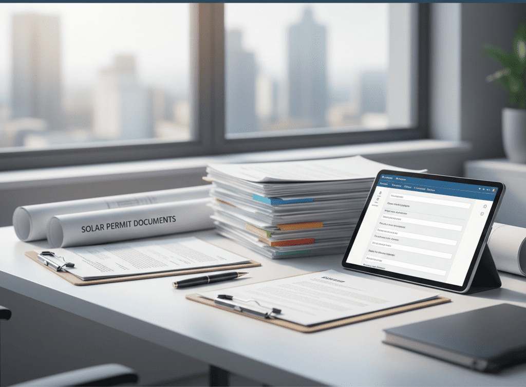 solar permit documents for Florida interconnection