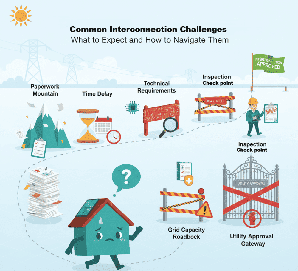 common solar interconnection challenges