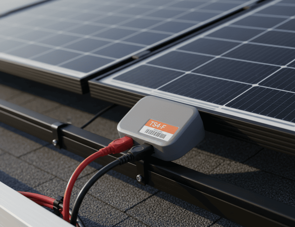 ts4-f-connected in solar panel