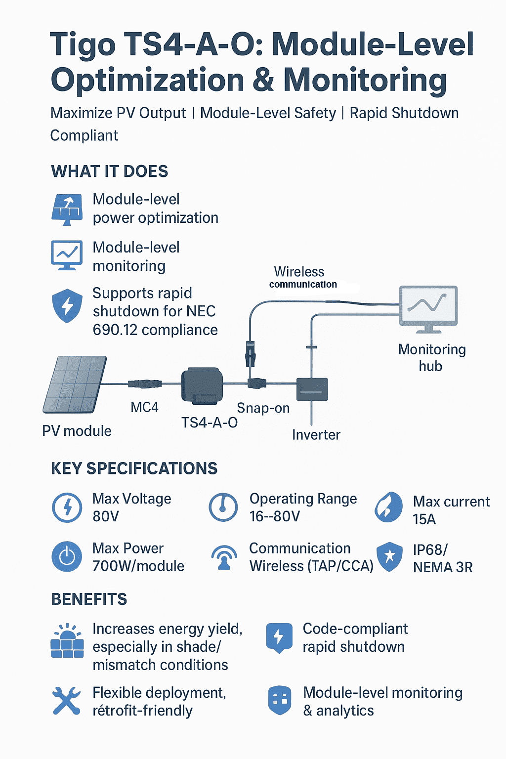Solar array remains above water in flood zone