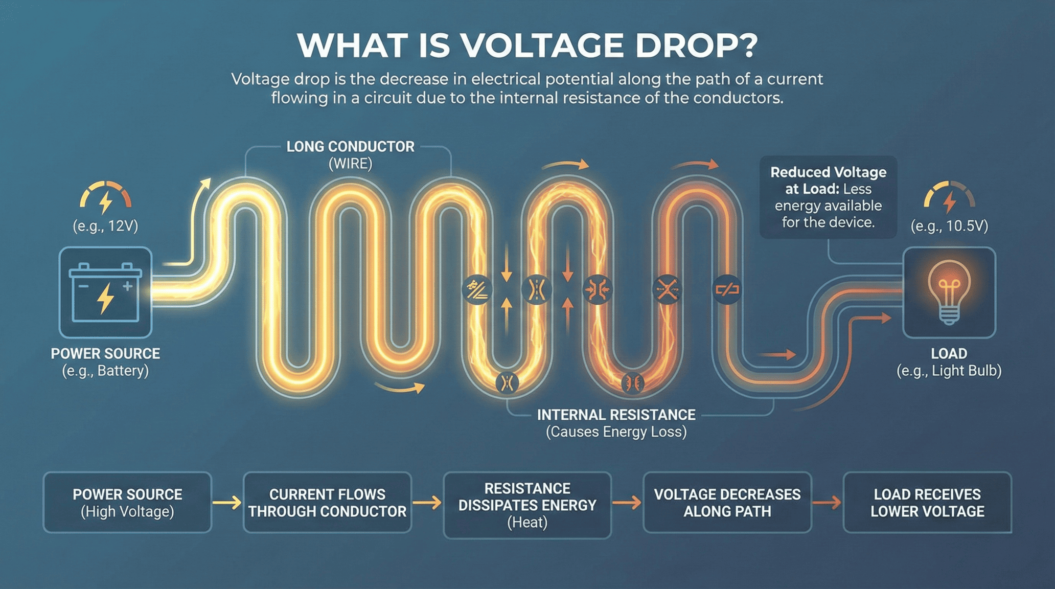 Voltage drop explained