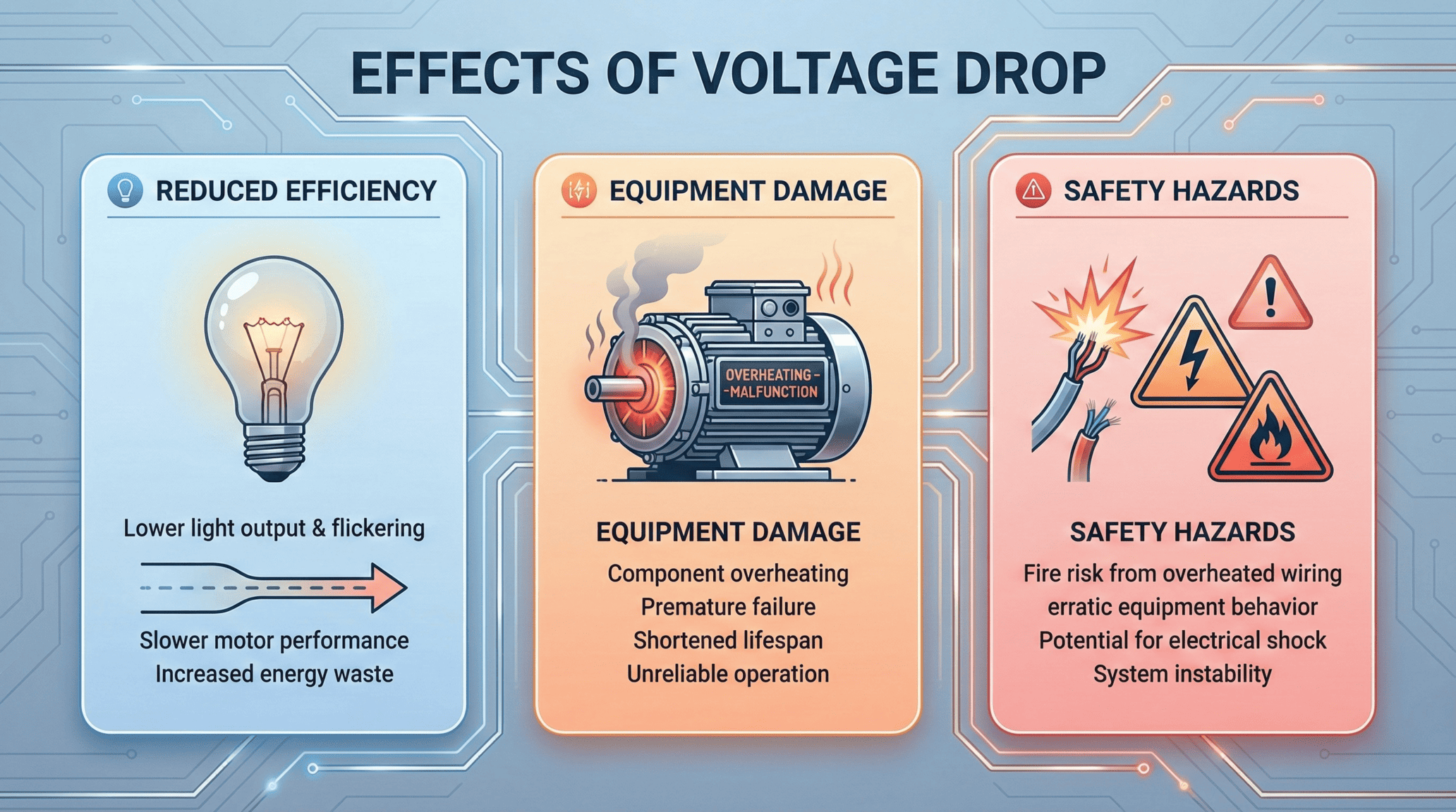 Effects of Voltage Drop
