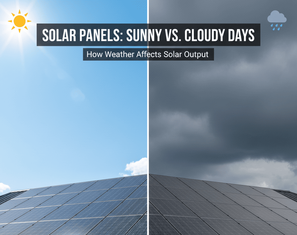 Solar array remains above water in flood zone