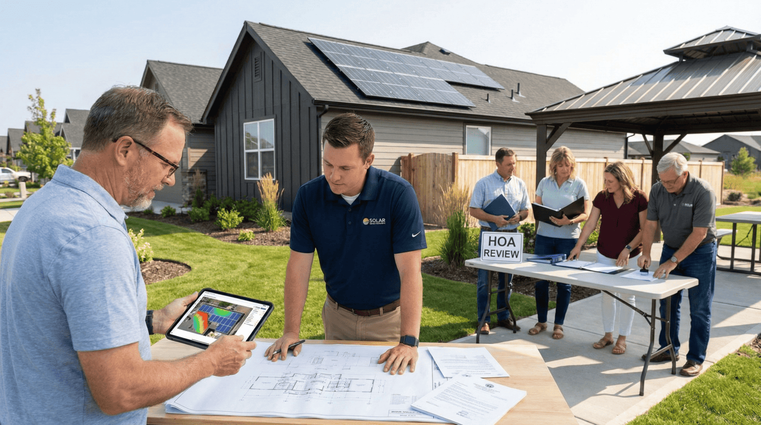 hoa approval solar installation