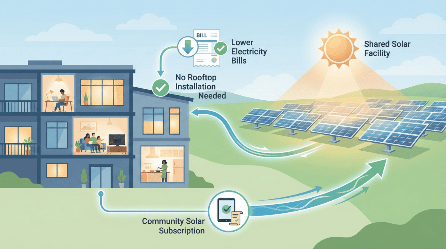 essential points apartment solar power