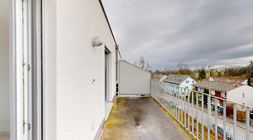 Balkon mit Aussicht an der Schönenbuchstrasse 88 in Allschwil