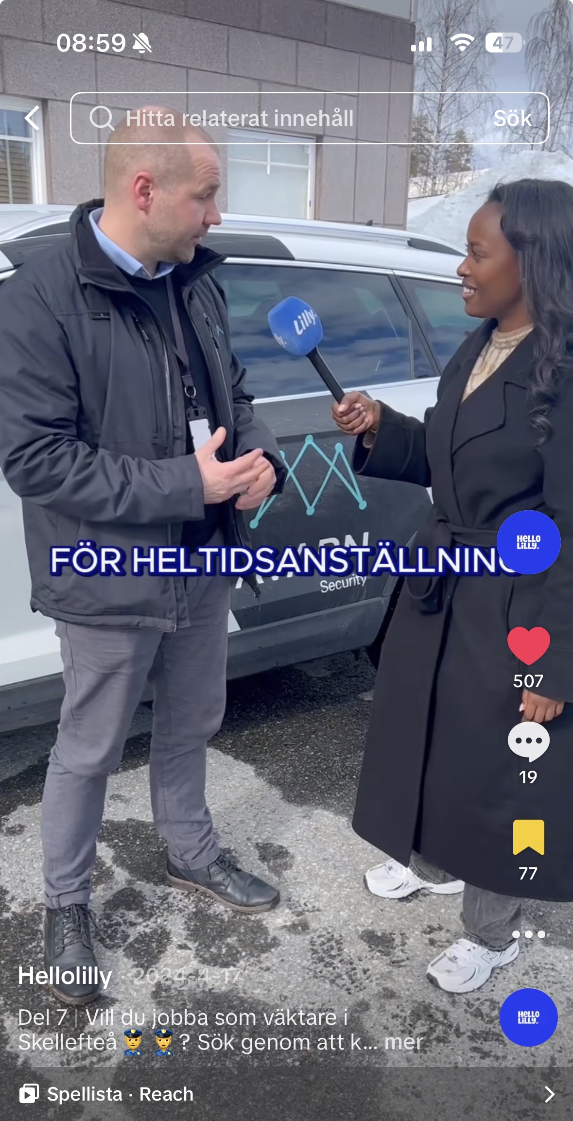Avarn Security influencer marketing – första gången influencers används för rekrytering i säkerhetsbranschen