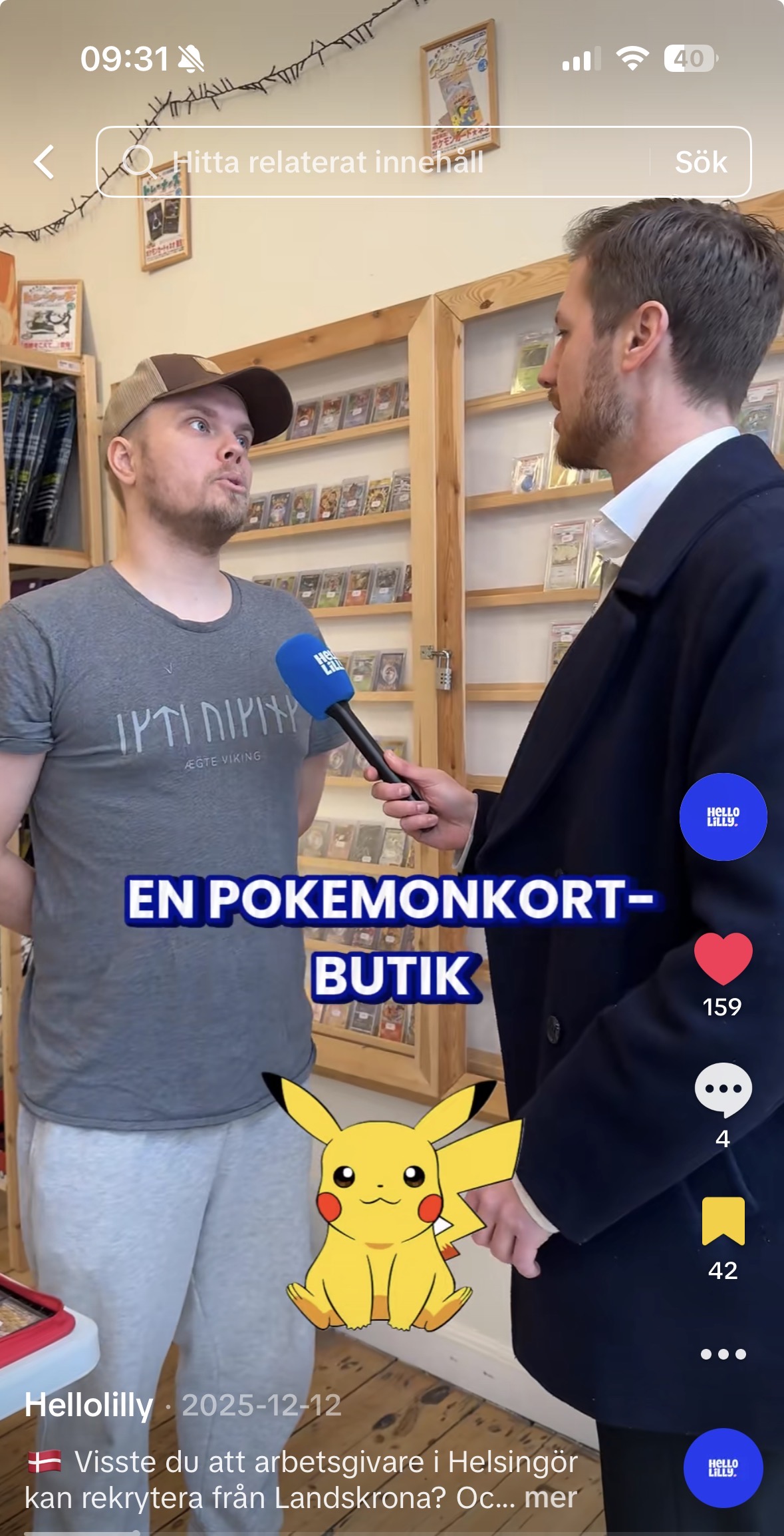 Landskrona Stad social media kampanj – 710 likes på TikTok-video om Hörnan, HelloLilly Reach