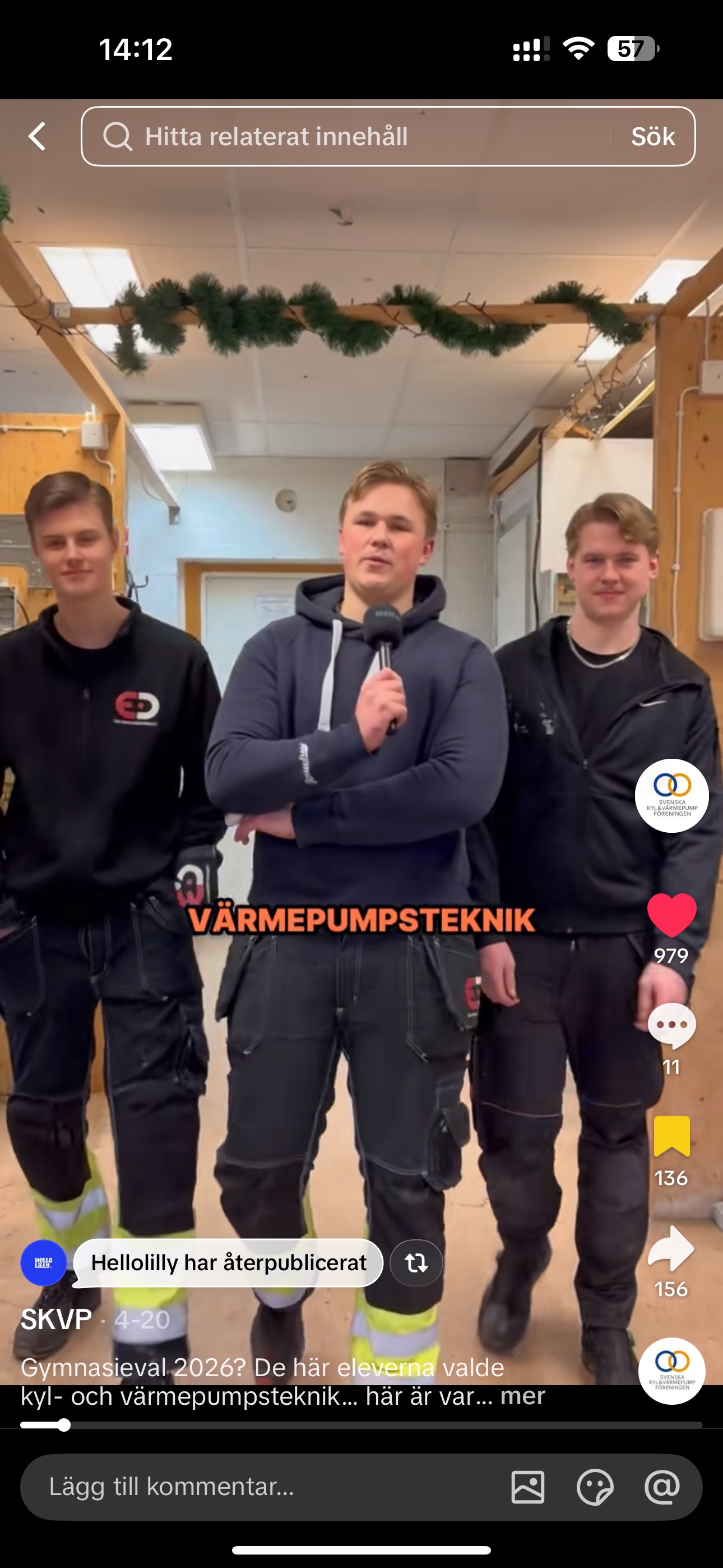 Tre gymnasieelever berättar varför de valde värmepumpsteknik — HelloLilly x SKVP