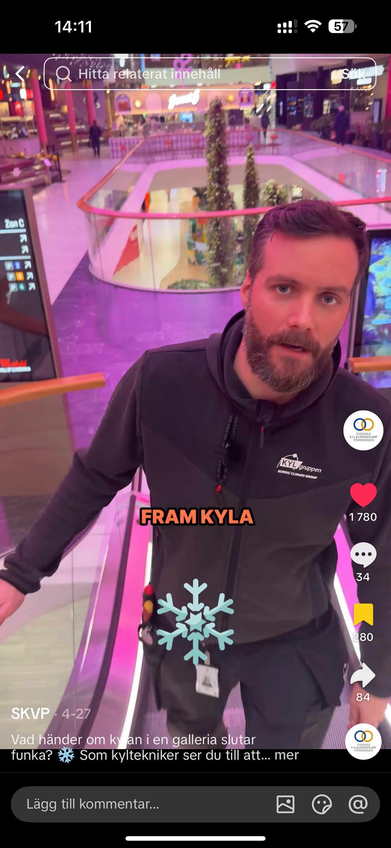 Kyltekniker i galleria förklarar vad som händer när kylan slås ut — HelloLilly x SKVP