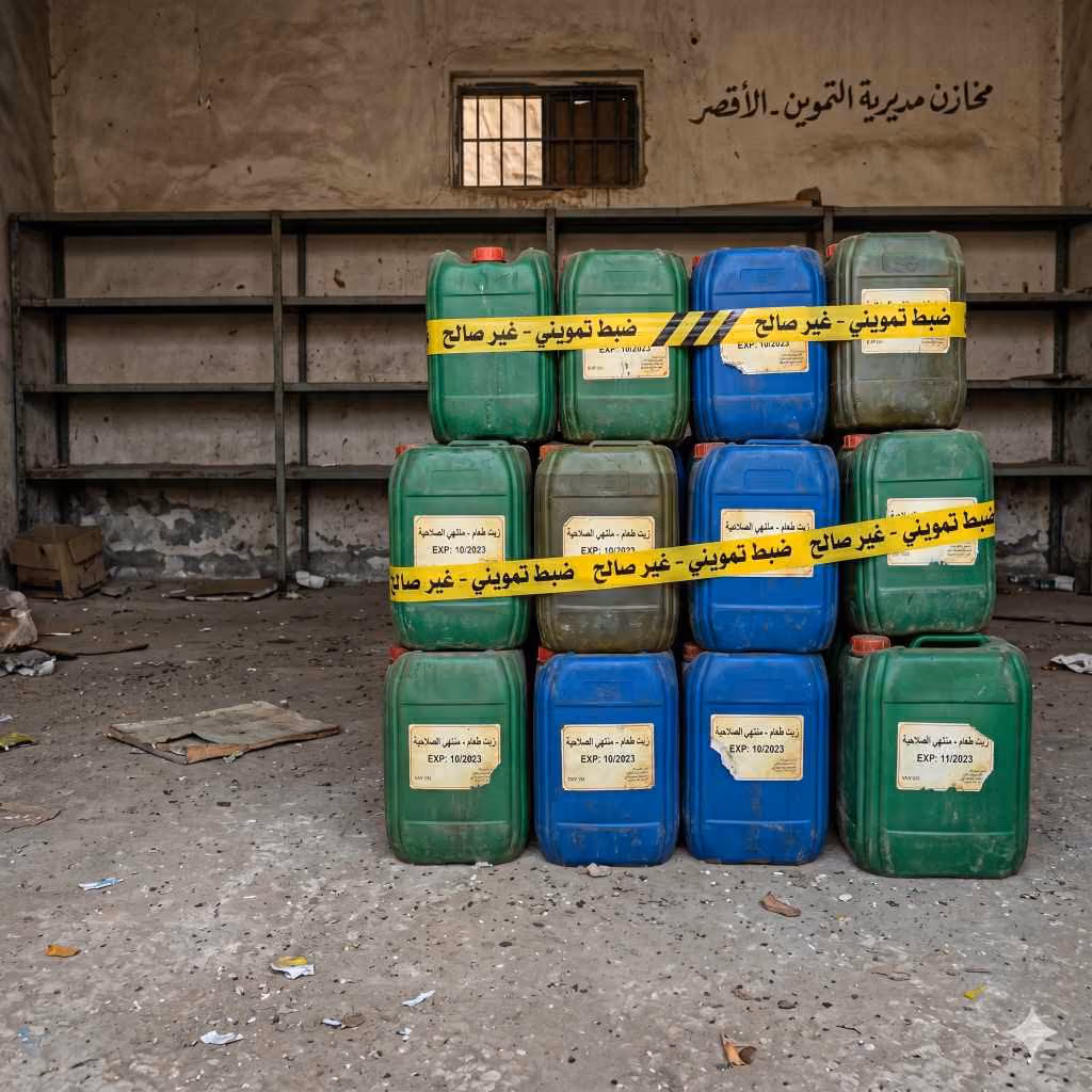 حملات رقابية مكبرة بالأقصر تسفر عن ضبط زيوت منتهية الصلاحية