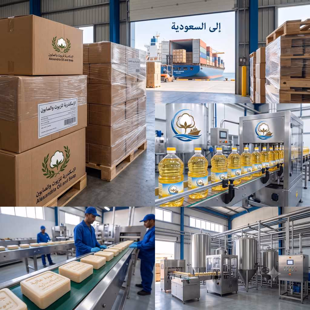استراتيجية طموحة لشركة الإسكندرية للزيوت والصابون: استهداف مبيعات بـ 6.2 مليار جنيه وتوسعات تصديرية تقودها السوق السعودية