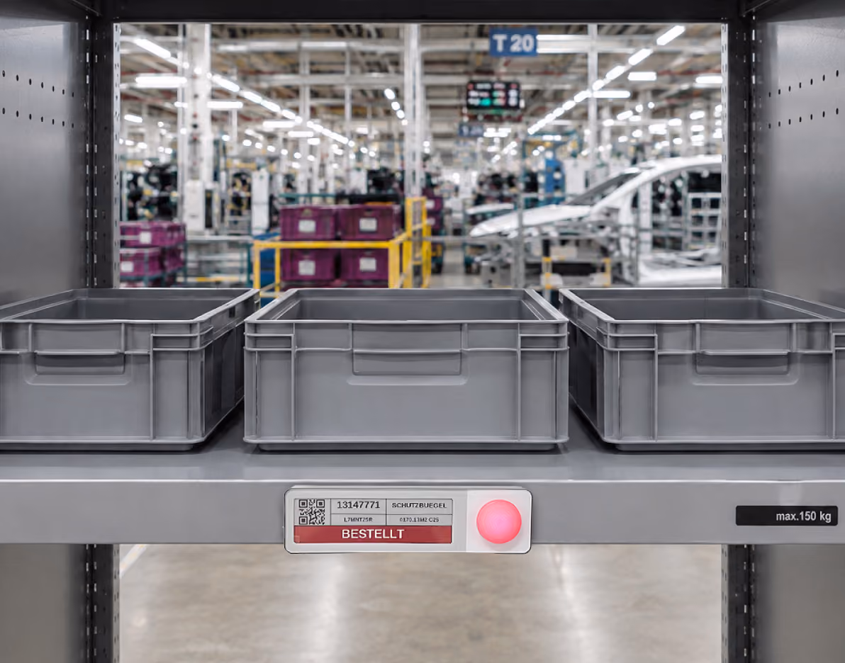 Pick-by-Light als kabelloses System