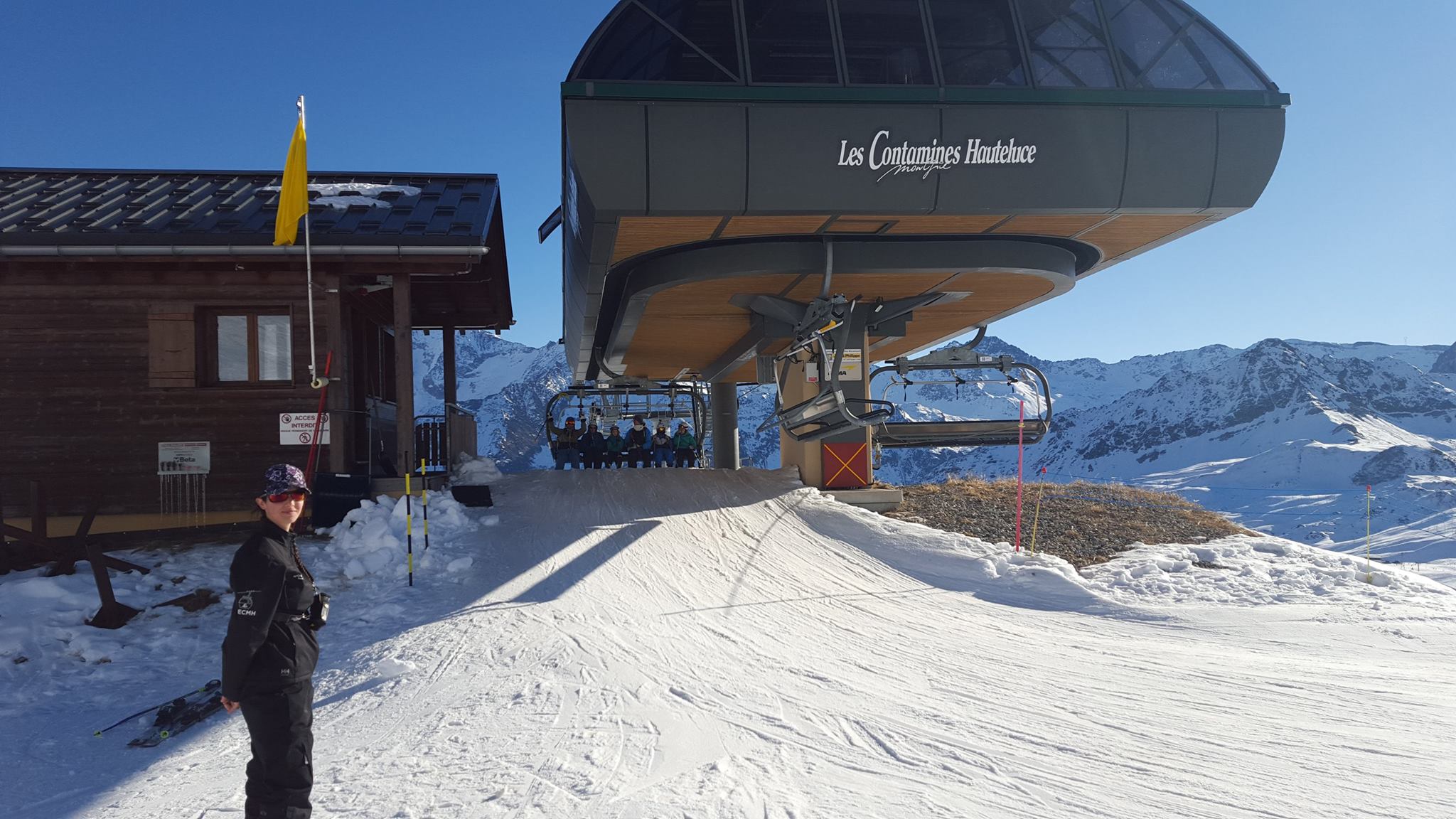 Les Contamines-Montjoie pistes de ski Évasion Mont-Blanc