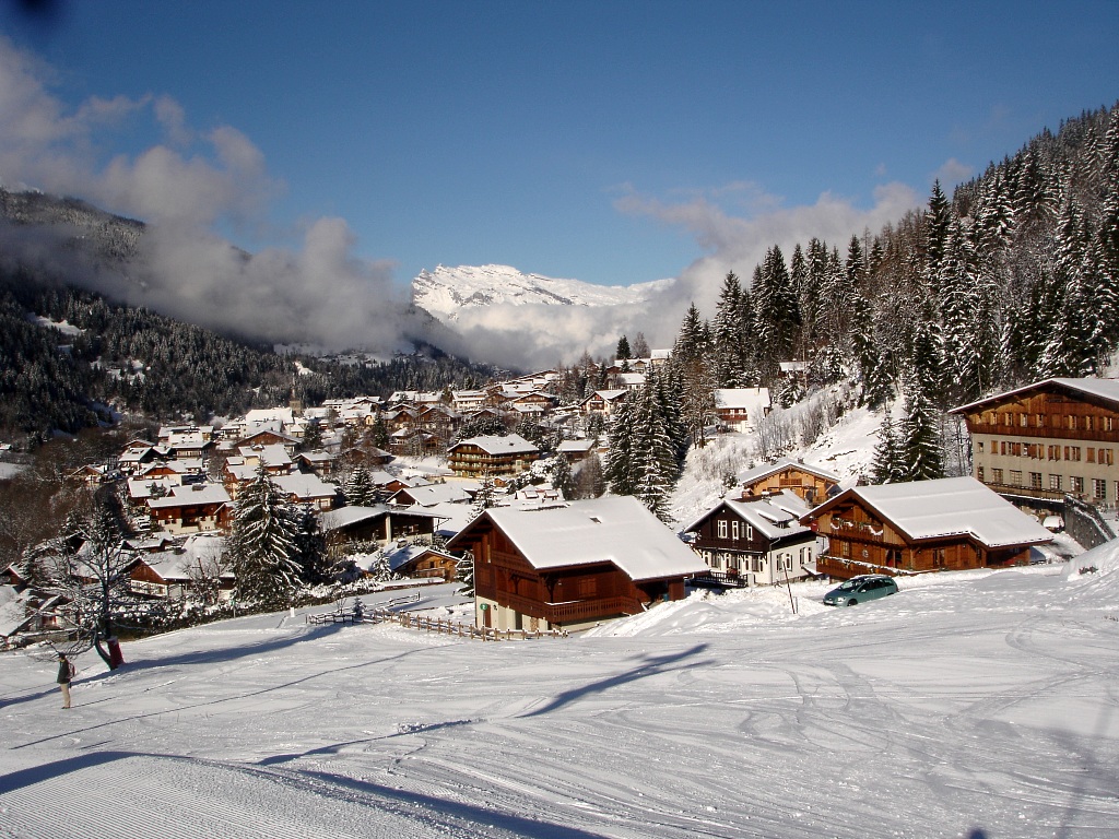 Les Contamines-Montjoie paysage hivernal Mont-Blanc