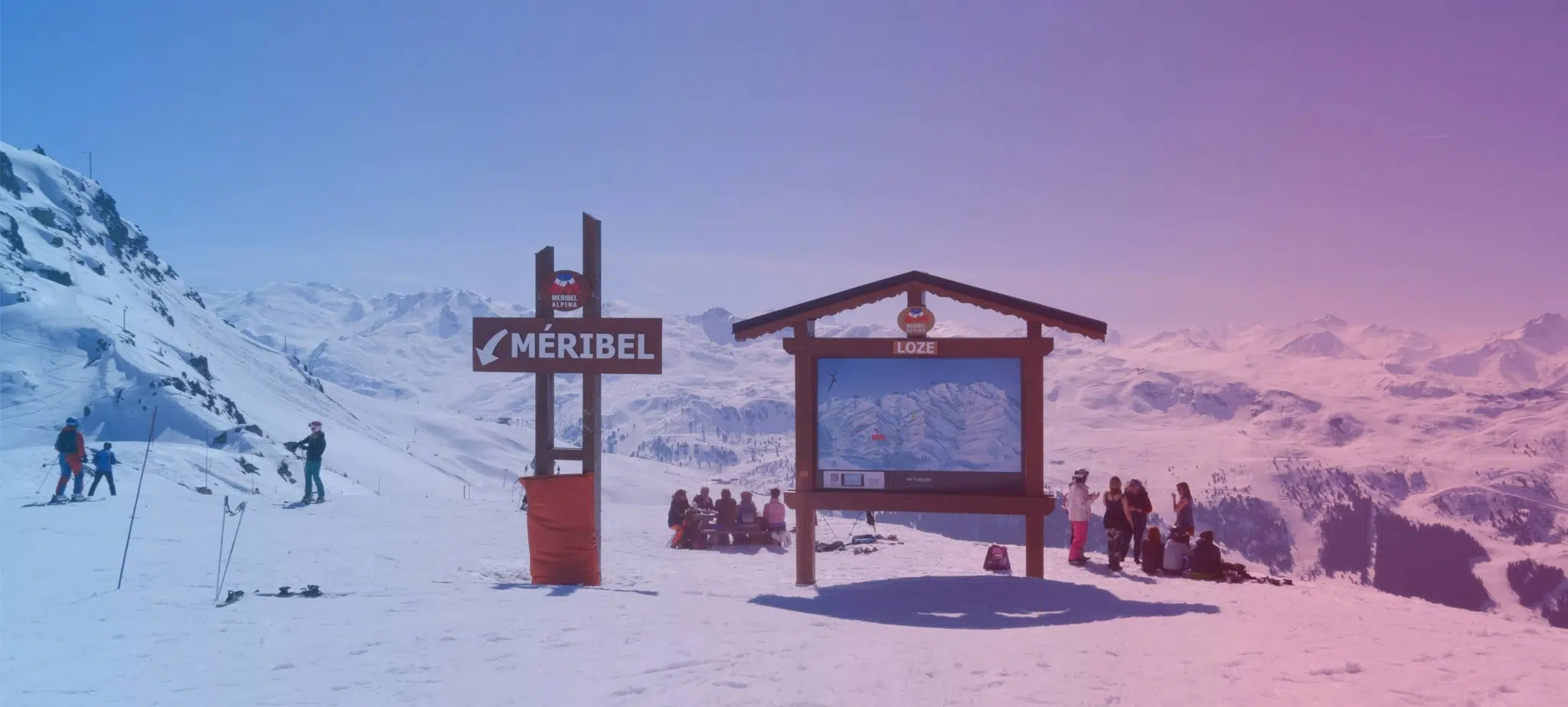 Méribel  station de ski