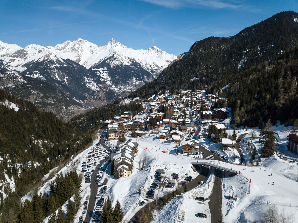 Station de ski Valfréjus - Alpes du Nord, France