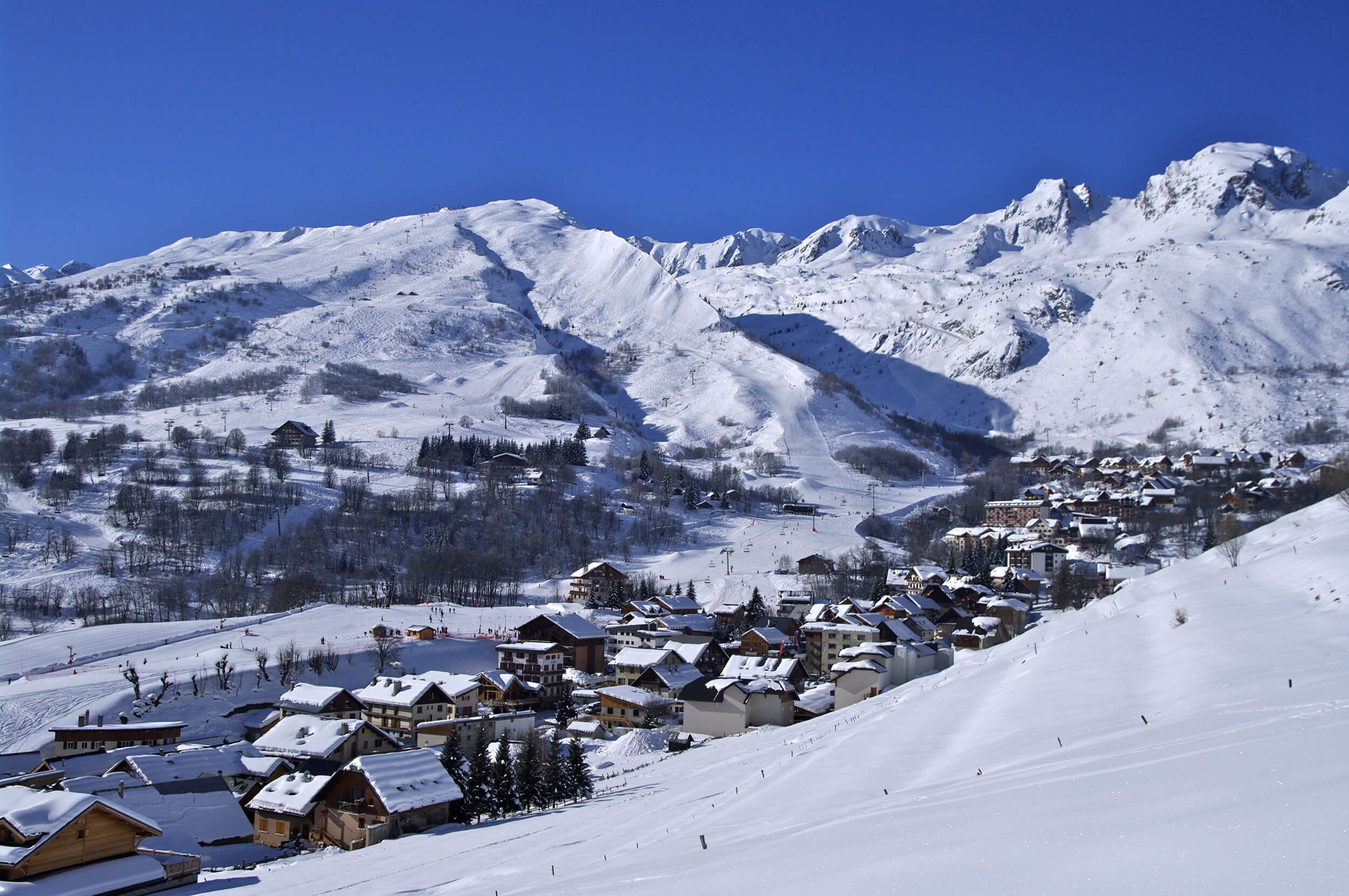 Station de ski Saint-Sorlin-d'Arves - Alpes du Nord, France