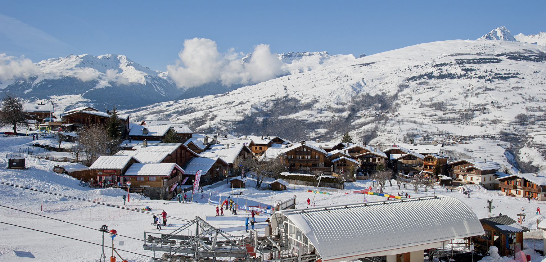 Station de ski Montchavin-La-Plagne - Alpes du Nord, France