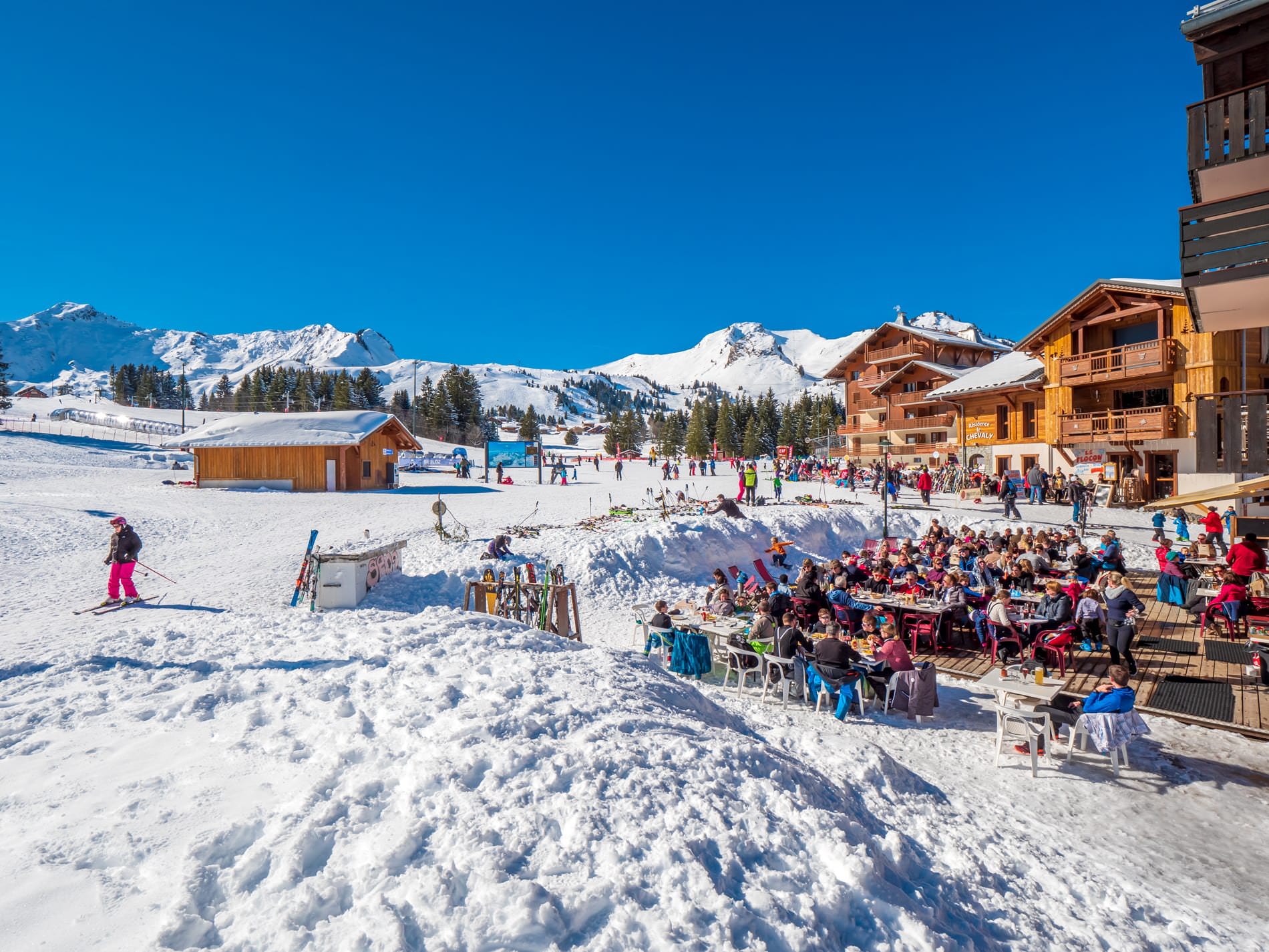 Station de ski Praz de Lys Sommand - Alpes du Nord, France