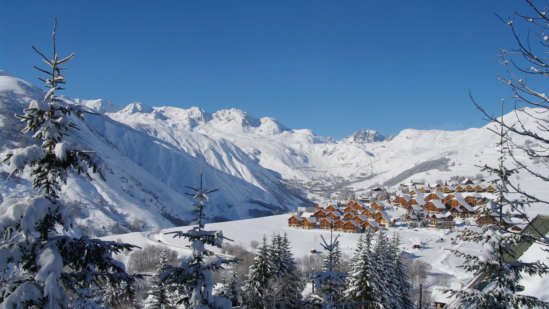 Station de ski Saint-Jean-d'Arves - Alpes du Nord, France