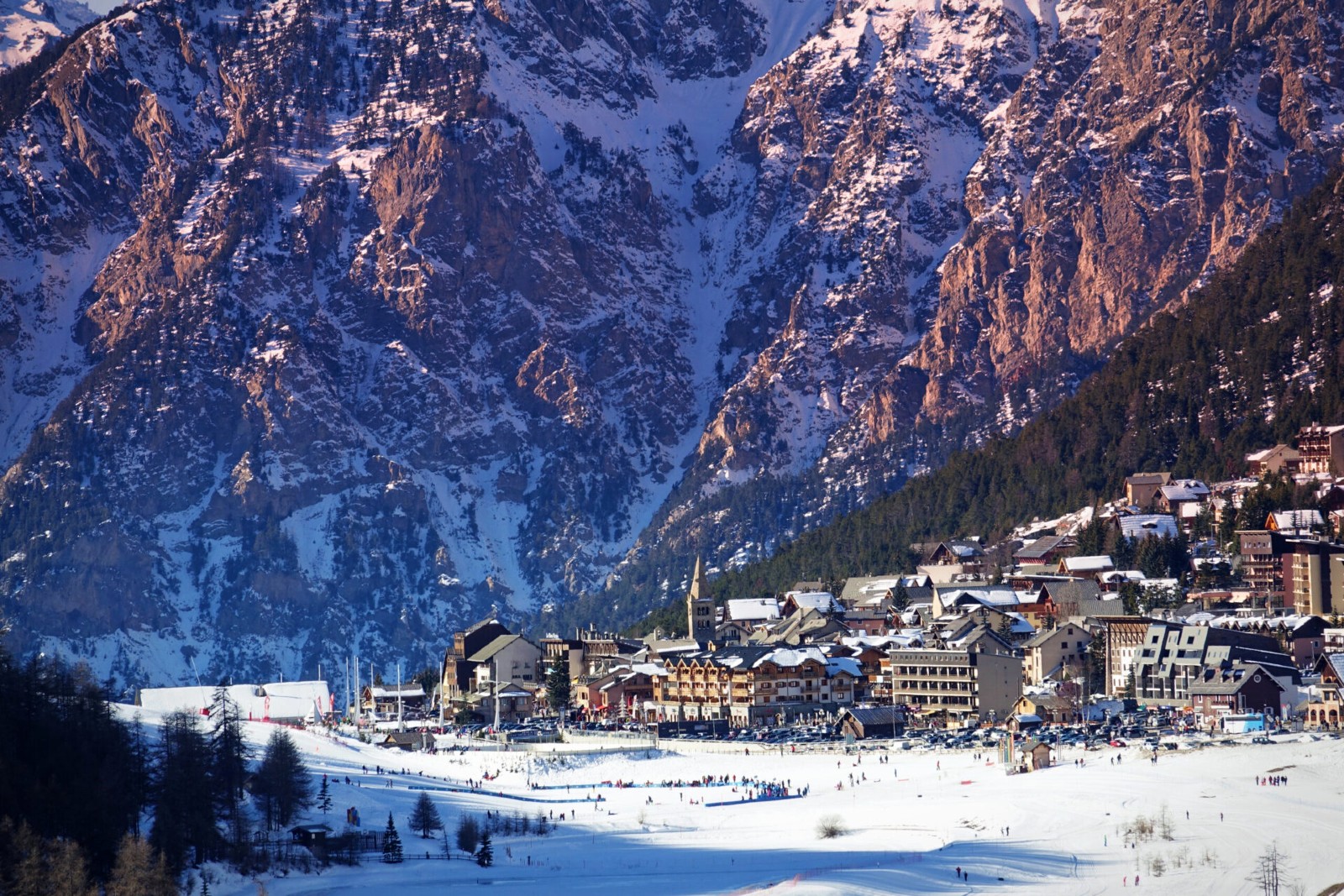 Station de ski Montgenèvre - Alpes du Sud, France