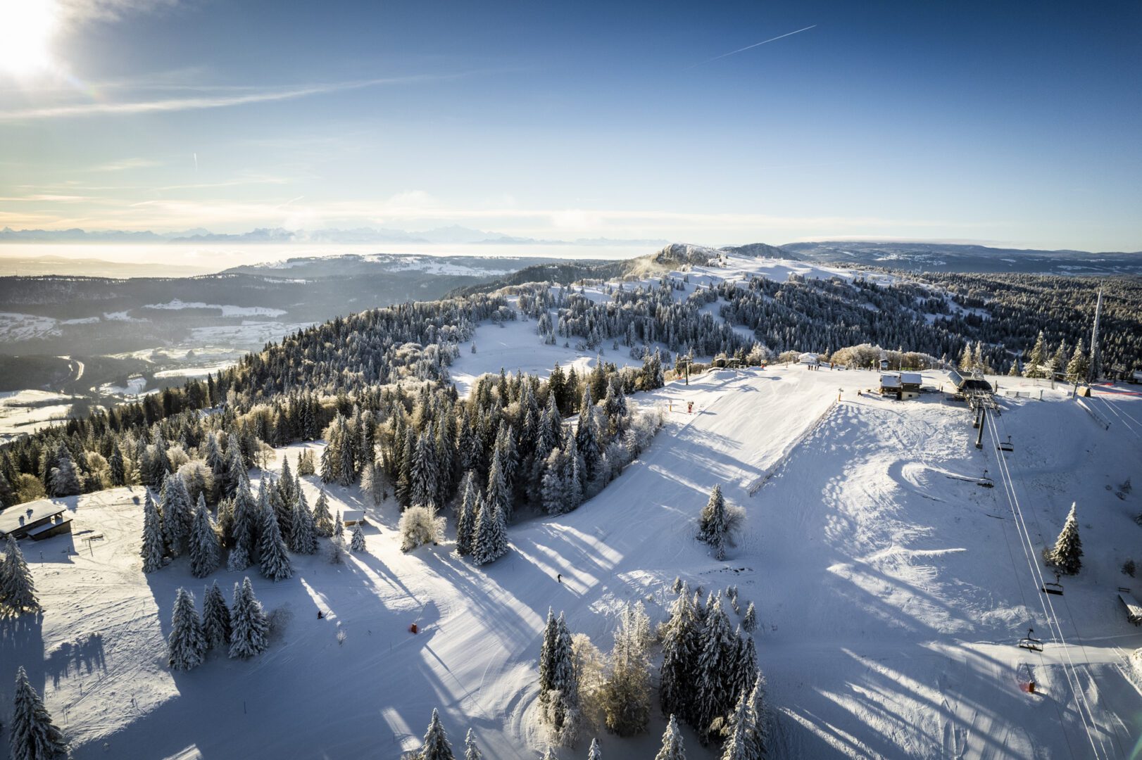 Station de ski Métabief - Jura, France