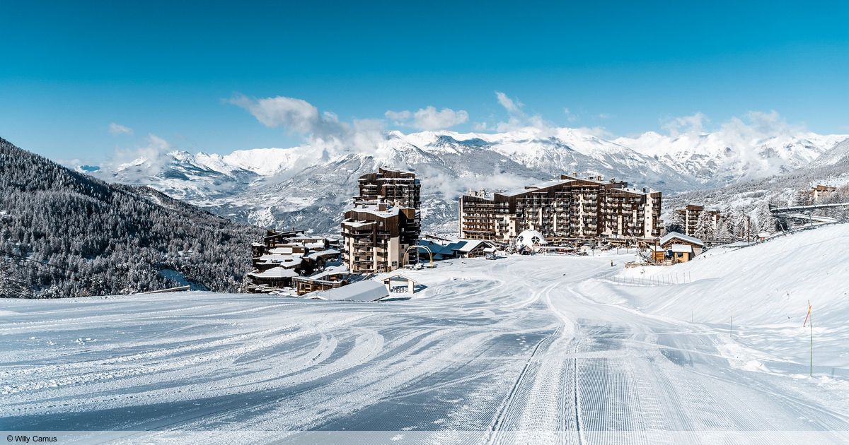 Station de ski Les Orres - Alpes du Sud, France