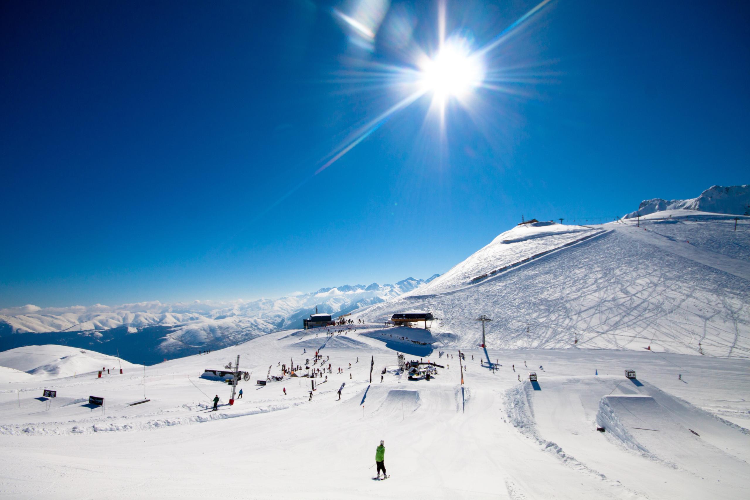 Station de ski Saint-Lary-Soulan - Pyrénées, France