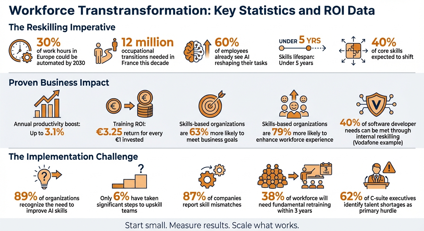 Workforce Reskilling Statistics and ROI: Key Data for 2030
