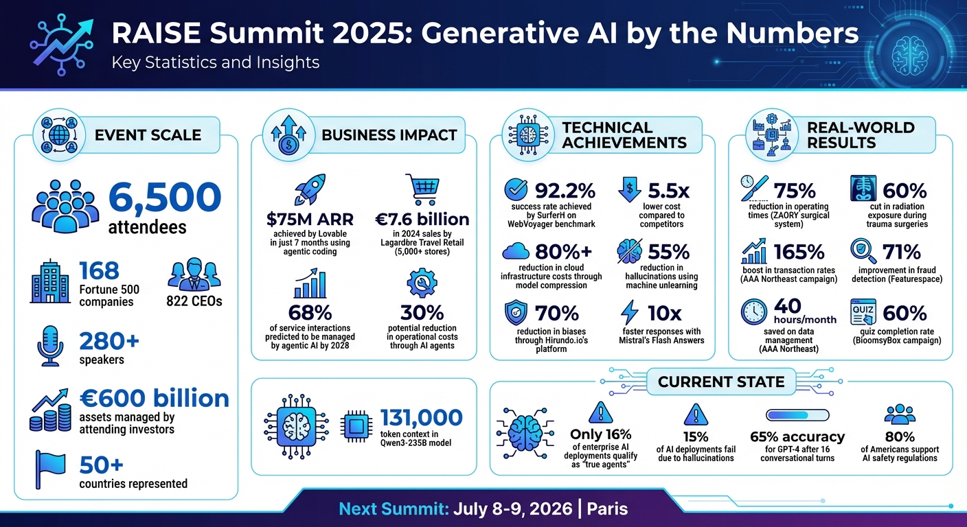 RAISE Summit 2025 Key Statistics and Impact Metrics