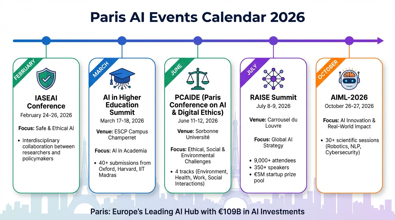 Paris AI Events Calendar 2026: Major Conferences and Key Details