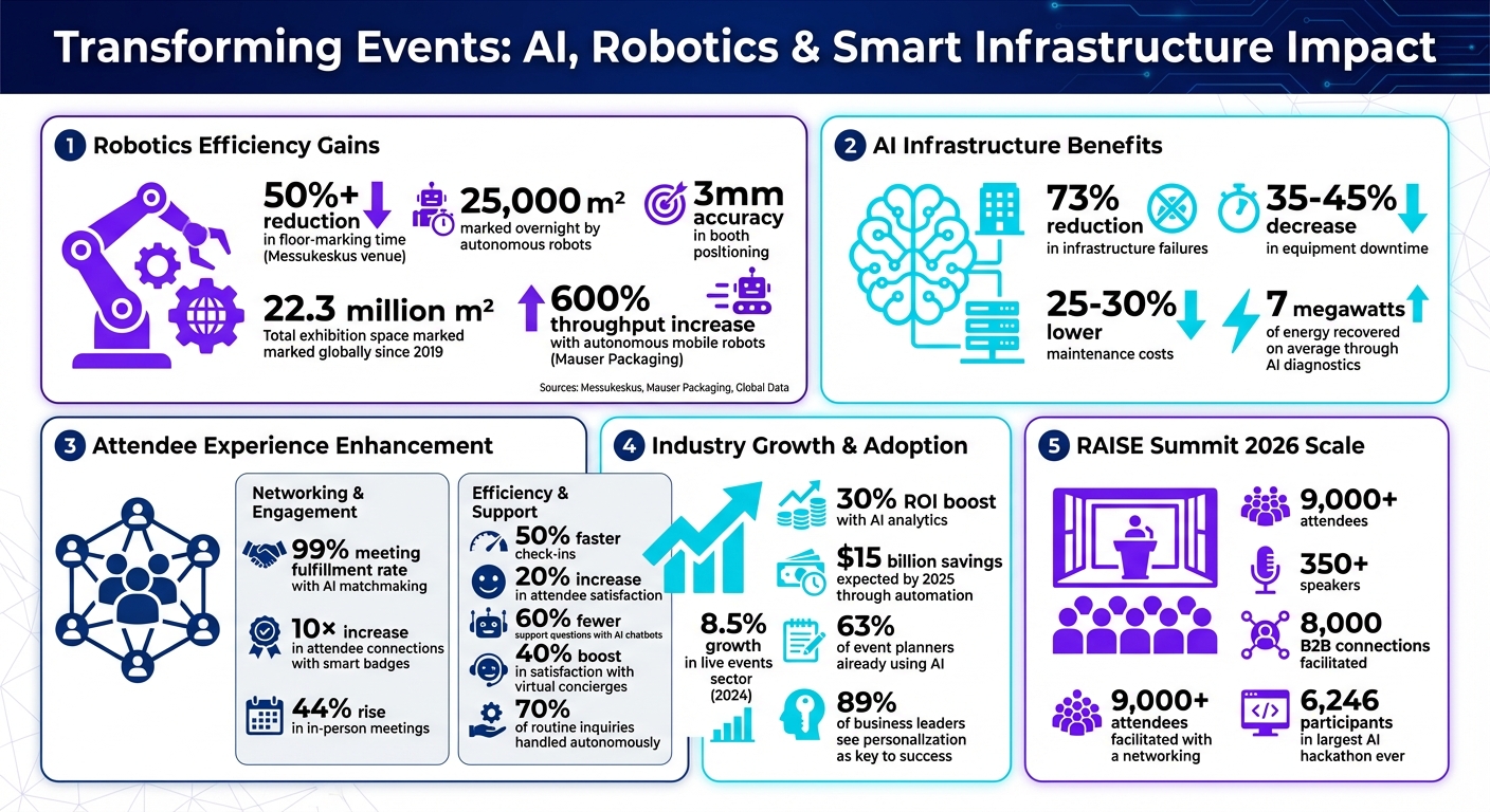 Impact of AI and Robotics on Event Management: Key Statistics and Benefits